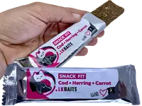 LK Baits Pet SNACK FIT, Treska-Herring-Mrkev, 20g