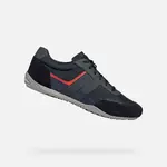Dark blue men's sneakers Geox Wells - Men's