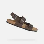 Dark brown men's sandals Geox Ghita - Men's