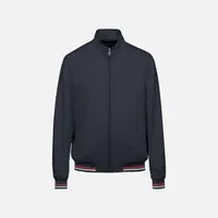 Dark blue men's bomber jacket Geox Jharrod - Men's