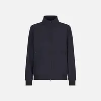 Men's Dark Blue Quilted Jacket Geox Spherica - Mens