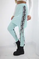 Kalhoty/oblek se selfie nápisem mint