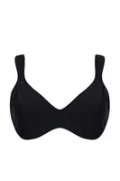 Trendyol Curve Black Women's Comfortable Ultra Comfortable Underwire Large Size Bra
