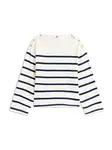 TOMMY HILFIGER Tričko  námornícka modrá / biela ako vlna