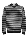 Only & Sons Sveter 'ONSMING'  čierna / biela