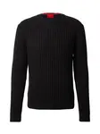 HUGO Sveter 'Sribben'  čierna