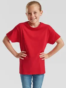 Red T-shirt for Kids Original Fruit of the Loom