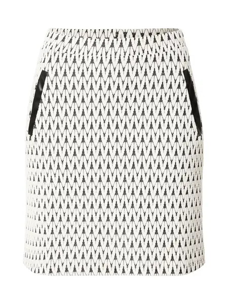 ABOUT YOU Sukňa 'Dakota'  čierna / biela