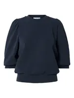 SELECTED Mikina 'Tenny'  námornícka modrá