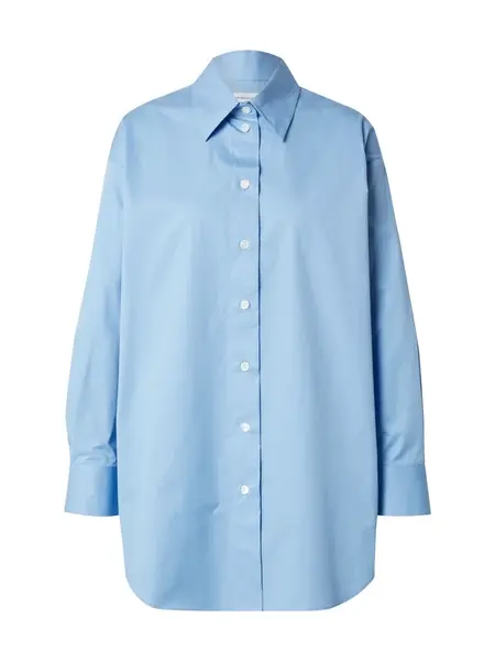 SEIDENSTICKER Blúzka 'Schwarze Rose'  svetlomodrá