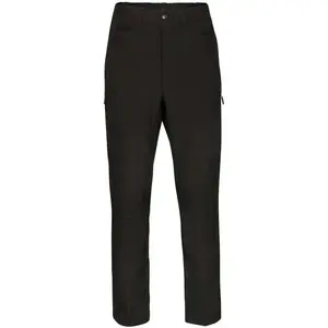 ALPINE PRO DEN Pánske softshellové nohavice, čierna, veľkosť