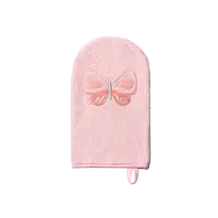 BABYONO Žínka na umývání Natural bamboo - růžová