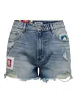 ONLY Džínsy 'Zuma'  modrá denim / zelená / ružová / biela