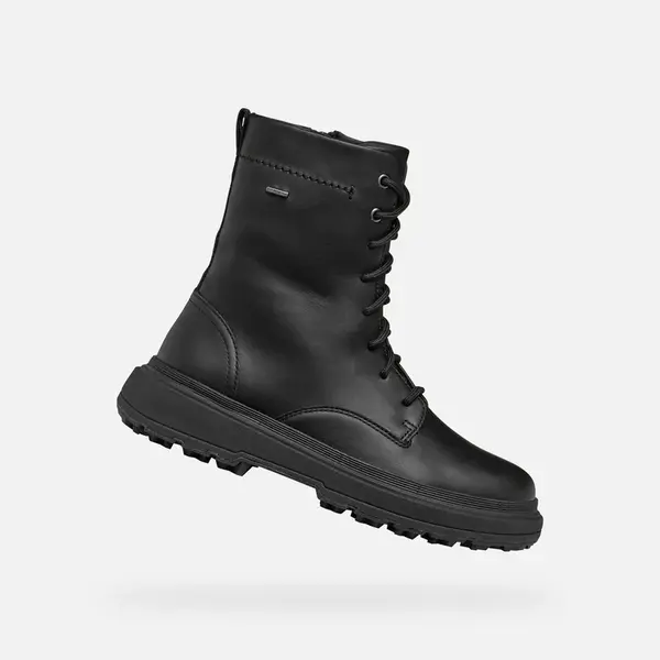 Black women's ankle boots Geox Lamidie + Grip ABX - Women's
