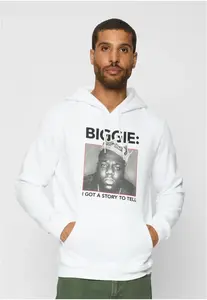 Biggie Crown Hoody bílá