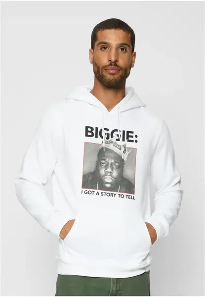 Biggie Crown Hoody bílá
