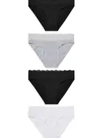 Next Nohavičky  svetlosivá / čierna / biela