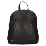 Kožený dámský batoh SendiDesign Karla - čierny