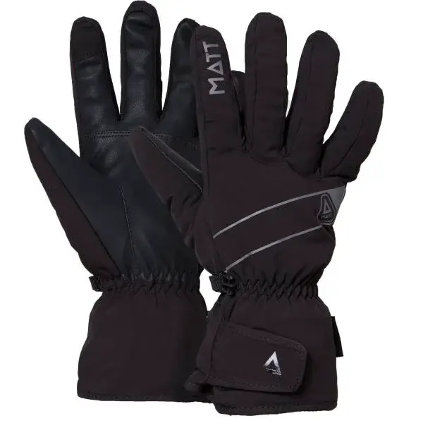 Matt PRIMATT GLOVES Pánské lyžařské rukavice, černá, velikost