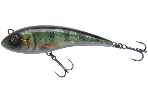 Savage gear wobler low glider jerk slow sinking glitter perch - 14,5 cm 78 g