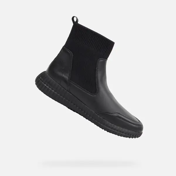 Černá dámská kotníková obuv Geox Noovae - Dámské