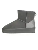 Gooce Nízke čižmy 'Acacia'  tmavosivá / strieborná