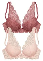 PETITE FLEUR Podprsenka  fialová / ružová