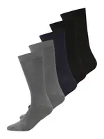 Resteröds Ponožky  námornícka modrá / sivá melírovaná / čierna