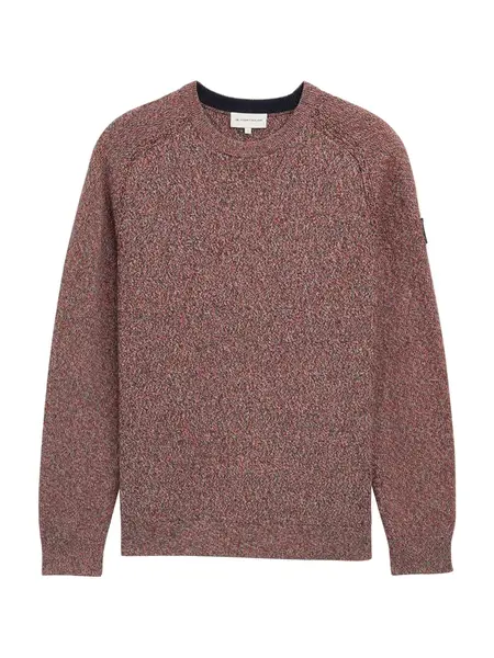 TOM TAILOR Sveter  červená melírovaná