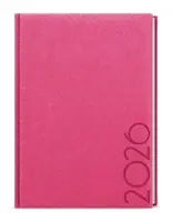 Týdenní diář 2026 Oskar Tora A5 růžová