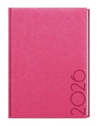 Týdenní diář 2026 Oskar Tora A5 růžová