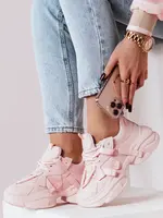 Růžové dámské sneakersy VISTARUN