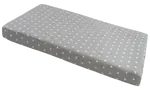 Medi Partners Fitted sheet for bed 120x60 – cotton – White stars on gray