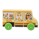 Trefl Magnetické vozidlo - Školní autobus - 3 prvky