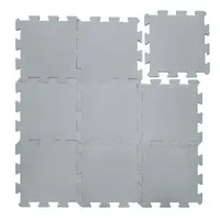 Pěnová podložka Puzzle 30x30 cm 9ks, Light Grey