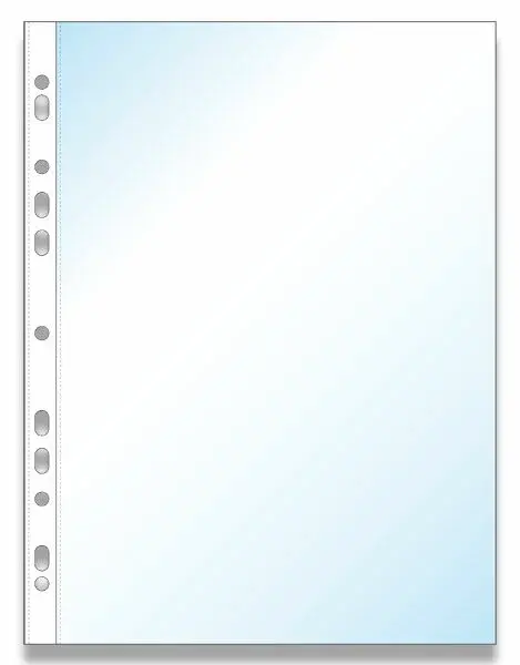 Zakládací obal Economy U A4, 100 ks - transparentní, čirý