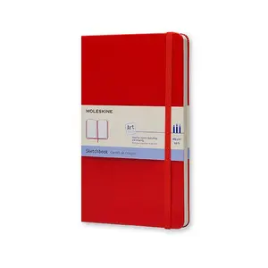 Skicar Moleskine - tvrdé dosky červený