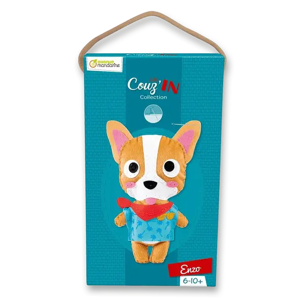 Kreativní sada Avenue Mandarine Dětské šití - pejsek Enzo