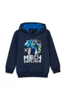 Mikina Lego LWSAKU 707 tmavomodrá barva, s kapucí, 11010960