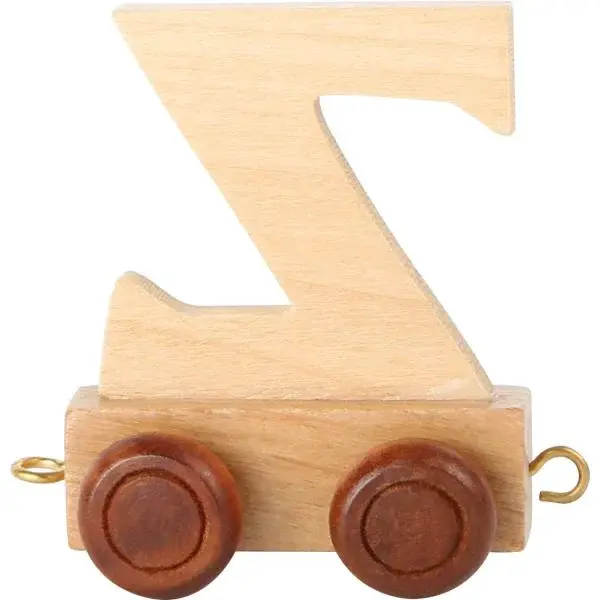 Bino Vagónek-Z-hnědé kolečka