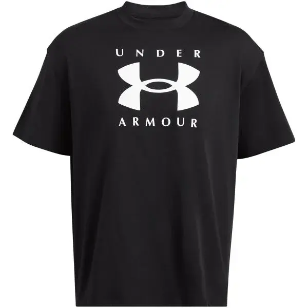 Under Armour HEAVYWEIGHT BRANDED Pánské tričko, černá, velikost M