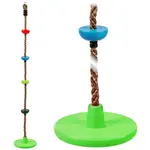 Dětské šplhací lano s disky barevné