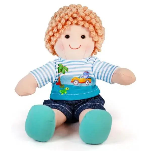 Bigjigs Toys Látková panenka Robin 30 cm