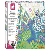 Janod Atelier Sada Maxi Malování s čísly Ptáci