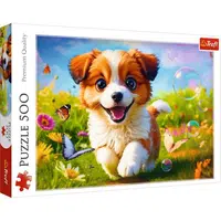 Trefl Puzzle 500 Šťastné štěně