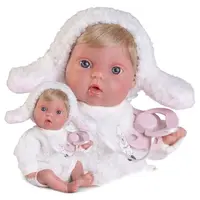 Antonio Juan 85317-2 Picolín ovečka -realistická panenka miminko s celovinylovým tělem
