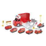 Auto hasičské s efekty a 6 malými auty