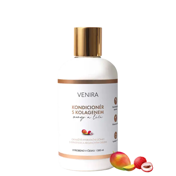 VENIRA Kondicionér s kolagenem mango + liči 300 ml