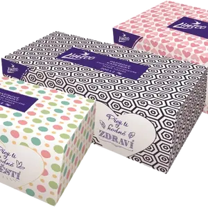 LINTEO Papírové kapesníky 2-vrstvé Box 200 ks
