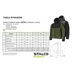 Bunda zateplená LOGAN J, 2XL, olivová, STALCO PERFECT